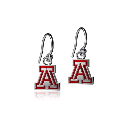 University of Arizona Dangle Earrings - Enamel