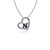 US Naval Academy Heart Necklace - Enamel