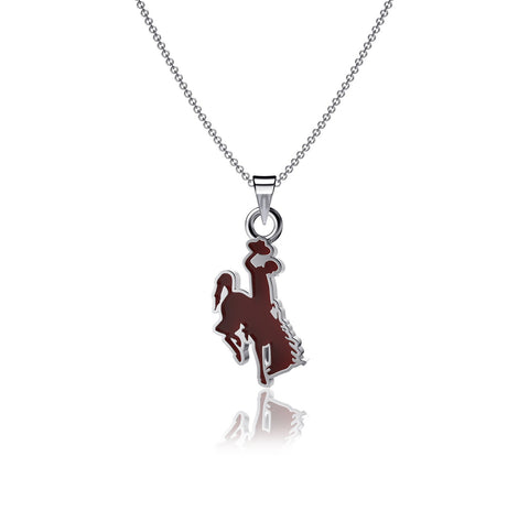 University of Wyoming Pendant Necklace - Enamel