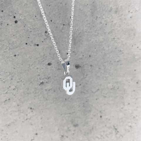 University of Oklahoma Pendant Necklace - Silver