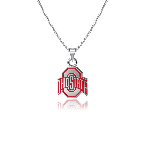 Ohio State University Pendant Necklace - Enamel