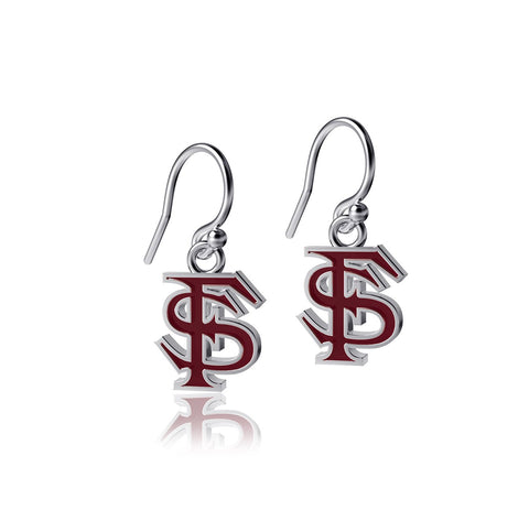 Florida State University Dangle Earrings - Enamel