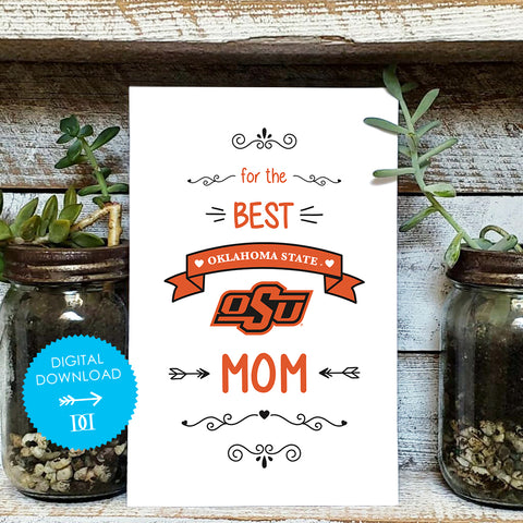 Oklahoma State Mom Card - Digital Download
