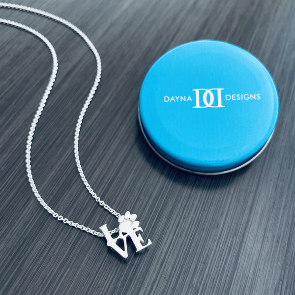 Paw Love Pendant Necklace