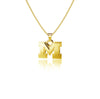 University of Michigan Pendant Necklace - Gold