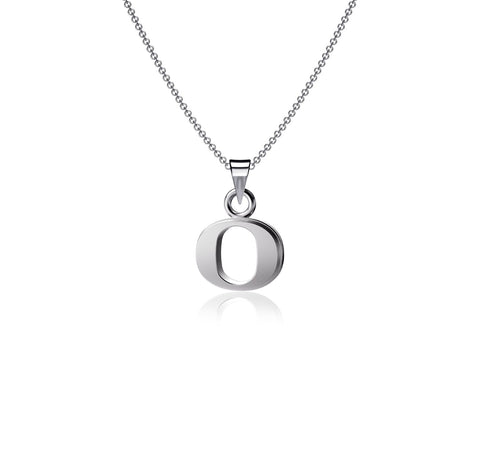 University of Oregon Pendant Necklace - Silver