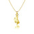 University of Wyoming Pendant Necklace - Gold Plated