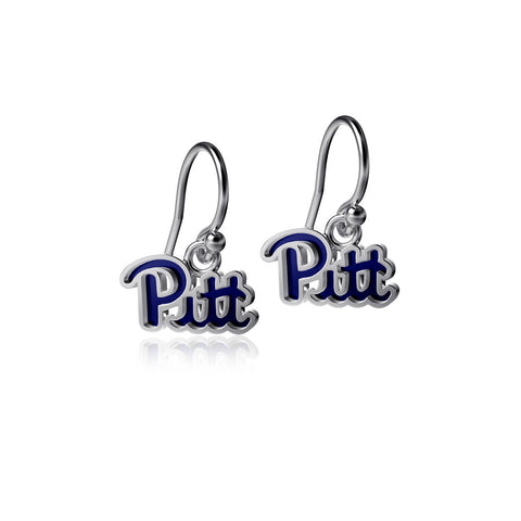 University of Pittsburgh Dangle Earrings - Enamel