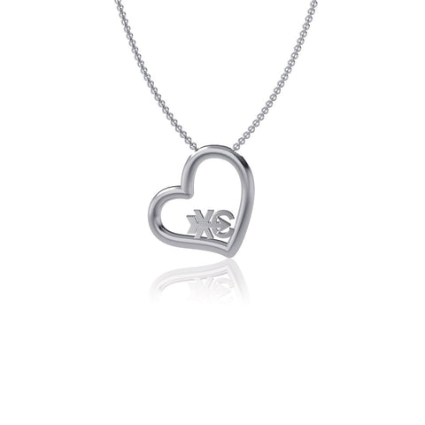 Cross Country Heart Necklace