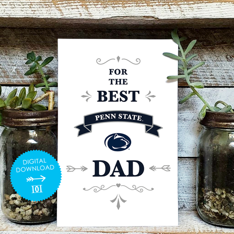 Penn State Dad Card - Digital Download