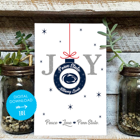 Penn State Joy Christmas Card - Digital Download