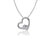 University of Florida Heart Necklace - Silver