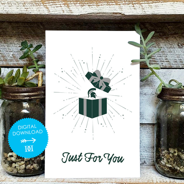 Michigan State Gift Greeting Card