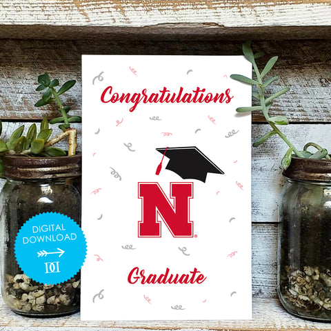 University of Nebraska Grad Card - Digital Download