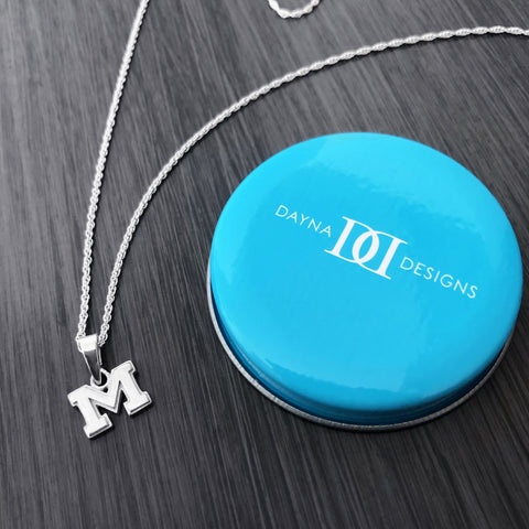 University of Michigan Pendant Necklace - Silver