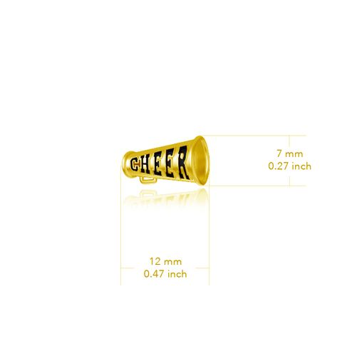 Cheer Post Earrings - Gold Plated