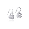 University of North Carolina Dangle Earrings - Silver