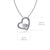 Kansas State University Heart Necklace - Silver