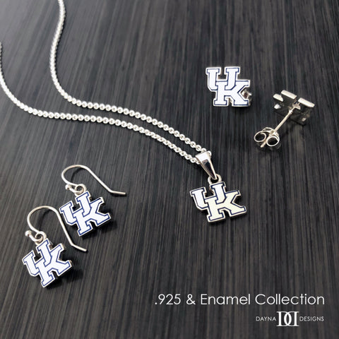 University of Kentucky Dangle Earrings - Enamel