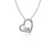 University of Pittsburgh Heart Necklace - Silver