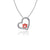 Auburn University Heart Necklace - Enamel