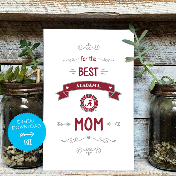 University of Alabama Mother's Day Greeting Card