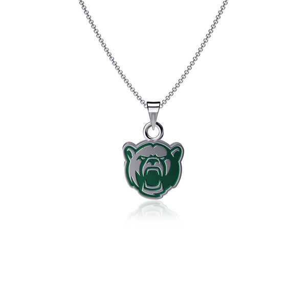 Baylor Bears Silver Pendant Necklace