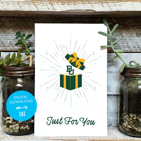 Baylor Bears Gift Card - Digital Download