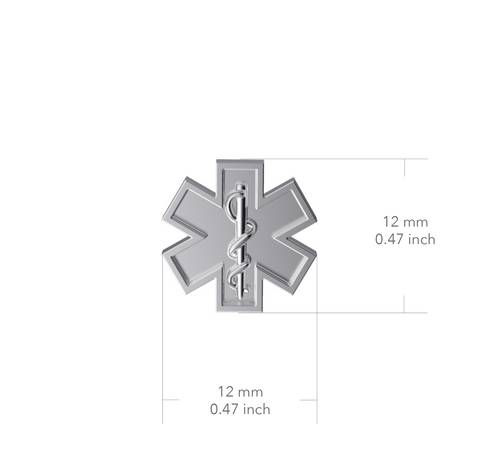 EMT Post Earrings - Silver