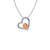 Florida A&M Rattlers Heart Pendant Necklace - Enamel