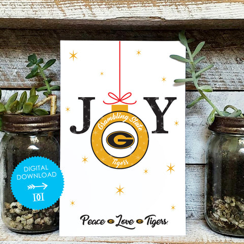 Grambling State Tigers Joy Card - Digital Download