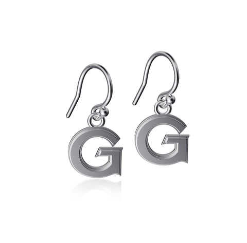 Georgetown Hoyas Dangle Earrings - Silver