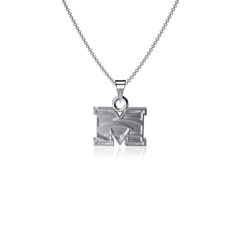 Morehouse Maroon Tigers Pendant Necklace - Silver