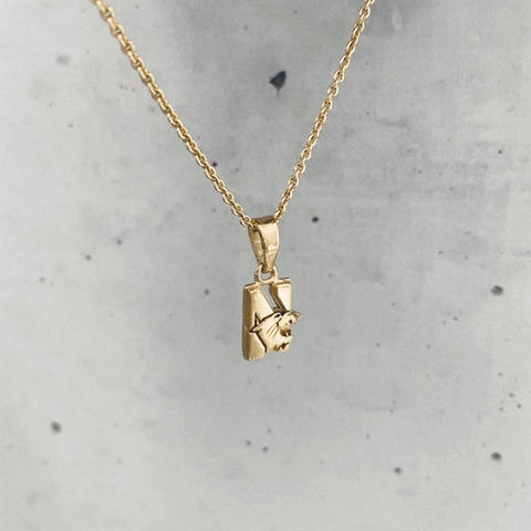Northwestern Wildcats Pendant Necklace - Gold Plated