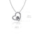 Ohio State University Heart Necklace - Silver