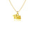 University of Pittsburgh Pendant Necklace - Gold Plated
