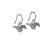 Southern Methodist Mustangs Dangle Earrings