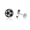 Soccer Stud Earrings - Enamel