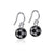 Soccer Dangle Earrings - Enamel