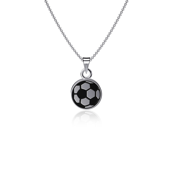 Soccer Necklace - Enamel