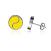 Tennis Stud Earrings - Enamel