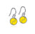 Tennis Dangle Earrings - Enamel