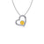Tennis Heart Necklace - Enamel