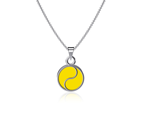 Tennis Pendant Necklace - Enamel