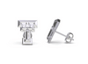 Texas Tech University Stud Earrings - Silver
