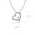 University of Alabama Heart Necklace - Silver