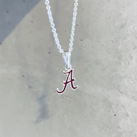 University of Alabama Pendant Necklace - Enamel