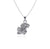 University of Kansas Pendant Necklace - Silver