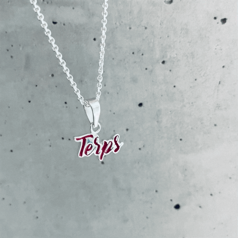 Maryland Terrapins Pendant Necklace - Enamel