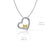 University of Michigan Heart Necklace - Enamel